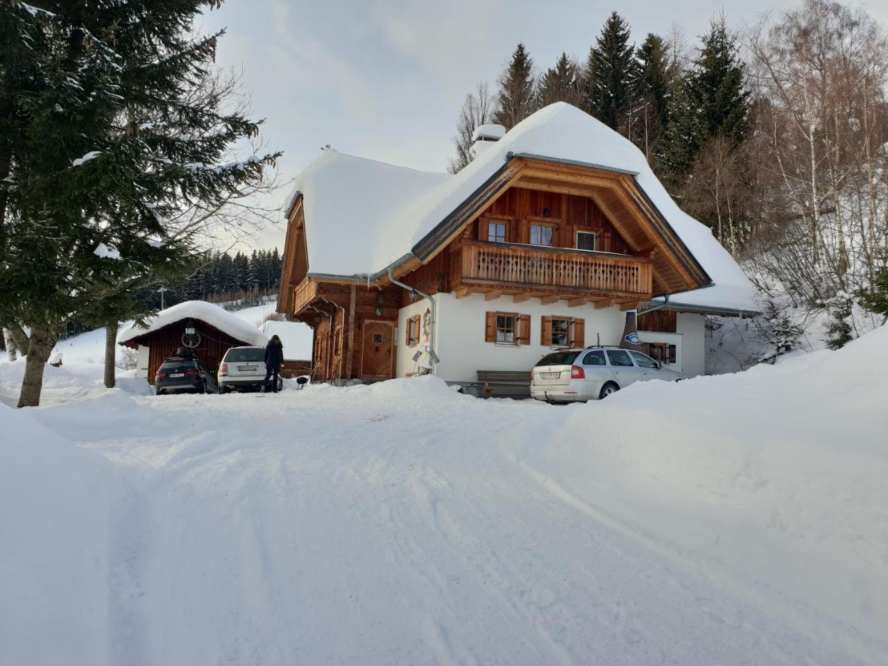 Waldheimathuette Villa Sankt Kathrein am Hauenstein Dış mekan fotoğraf