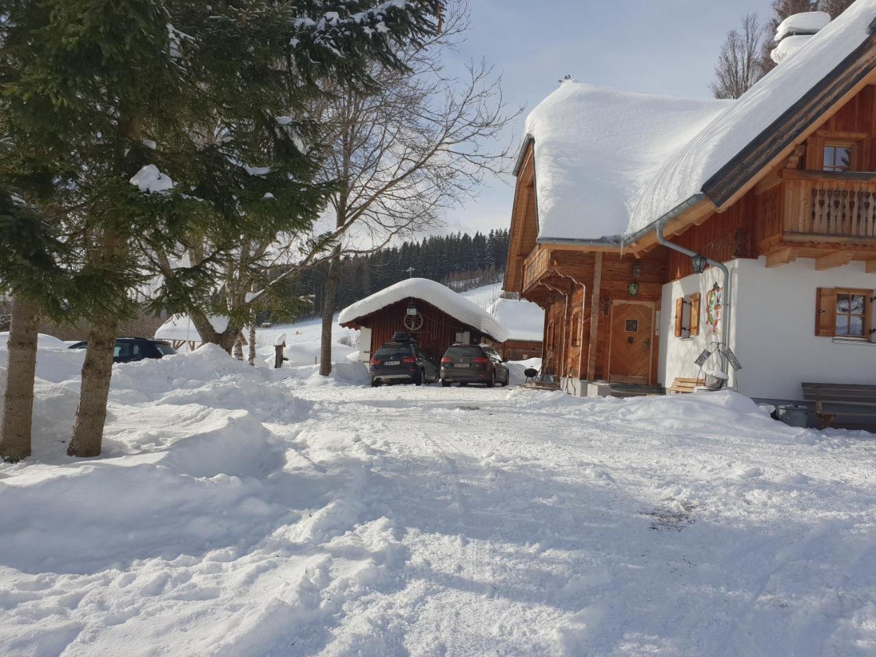 Waldheimathuette Villa Sankt Kathrein am Hauenstein Dış mekan fotoğraf