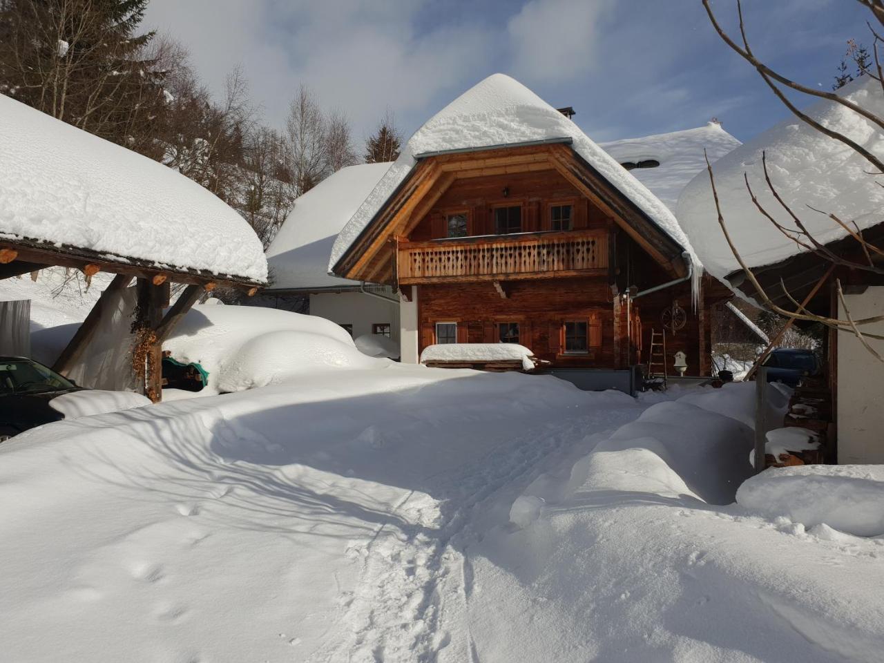 Waldheimathuette Villa Sankt Kathrein am Hauenstein Dış mekan fotoğraf