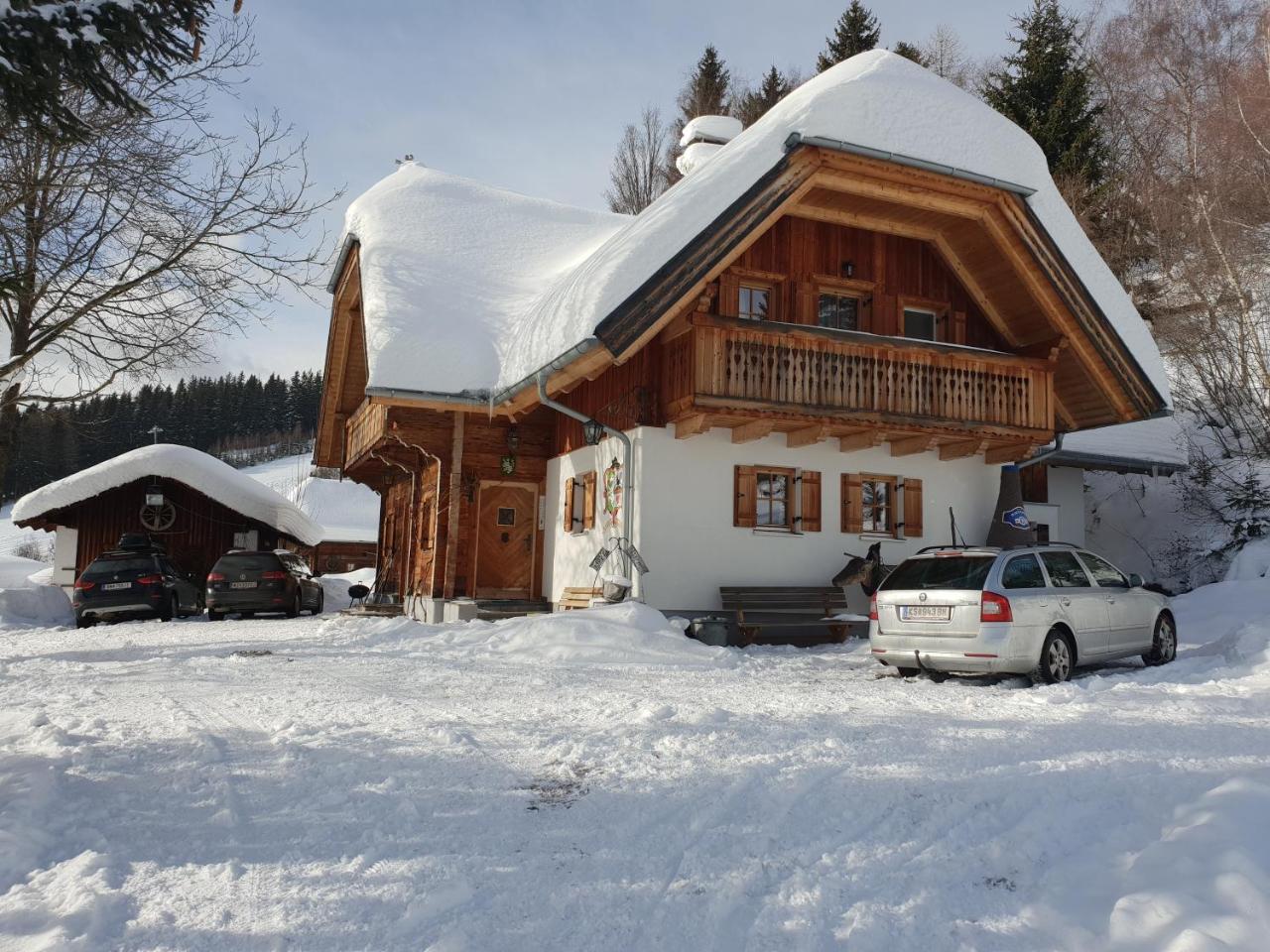Waldheimathuette Villa Sankt Kathrein am Hauenstein Dış mekan fotoğraf